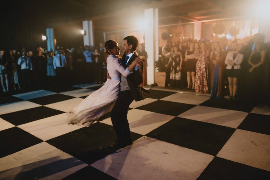 Fotografia de Matrimonio. Estadio Español de Linares. Matrimonio de Pia y Nacho.