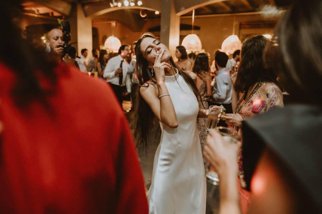 Vista Santiago Chile. Matrimonio de Barbara y Benjamin en la metro vista de la ciudad de Santiago