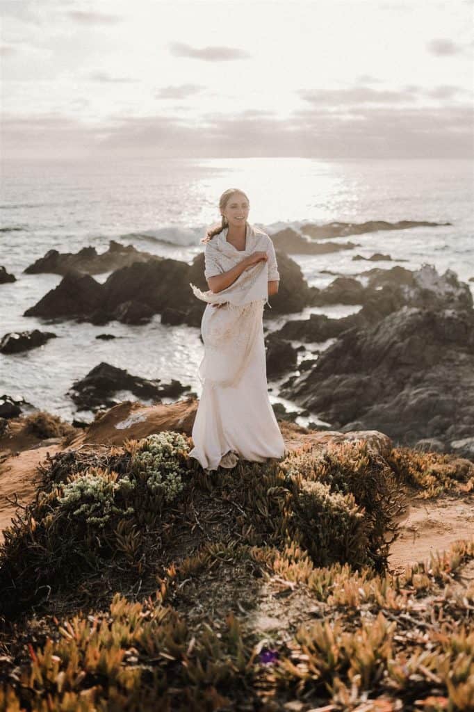 Elopement en Chile. Matri playero de Vale y Sebastian en Huaquen.