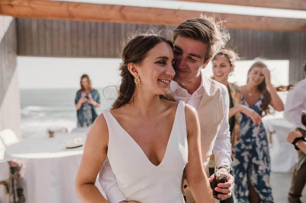 Elopement en Chile. Matri playero de Vale y Sebastian en Huaquen.