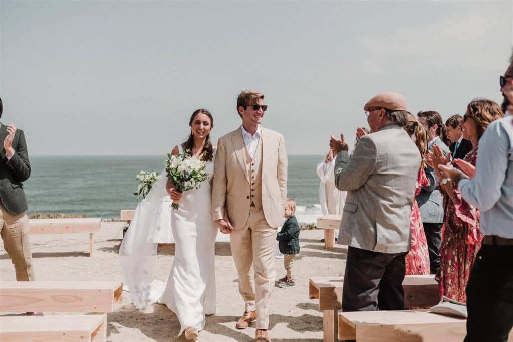 Elopement en Chile. Matri playero de Vale y Sebastian en Huaquen.