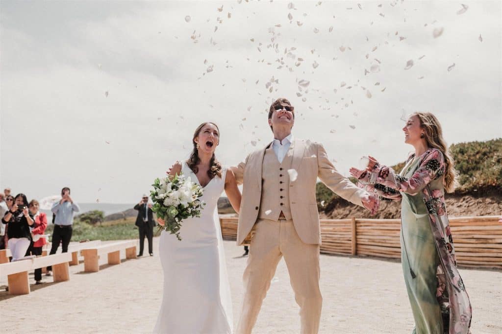 Elopement en Chile. Matri playero de Vale y Sebastian en Huaquen.