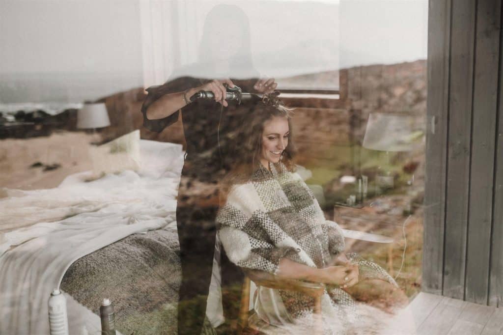 Elopement en Chile. Matri playero de Vale y Sebastian en Huaquen.